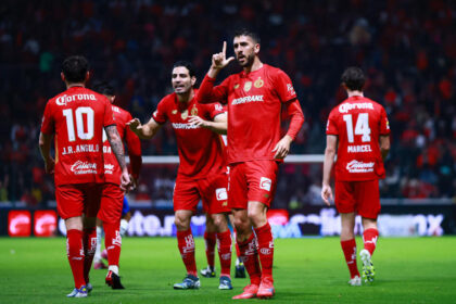 Soccer Football - Liga MX - Toluca v Monterrey - Estadio Nemesio Diez, Toluca, Mexico - September 24, 2025 Toluca's Paulinho celebrates scoring their second goal REUTERS/Eloisa Sanchez © ELOISA SANCHEZ (REUTERS)